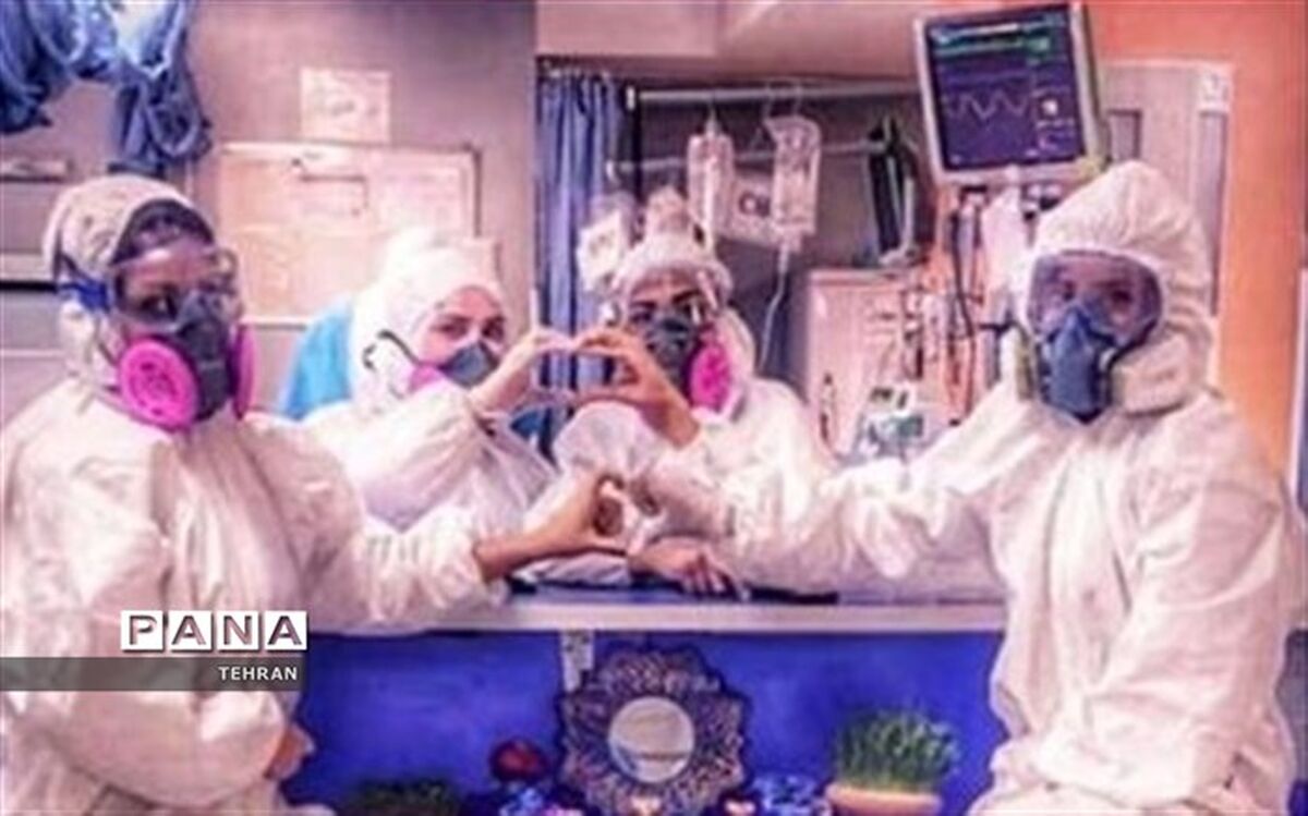 نامه دانش آموزان دبیرستان صابرین برای مدافعان سلامت