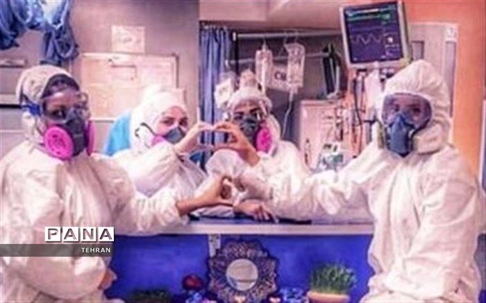 نامه دانش آموزان دبیرستان صابرین برای مدافعان سلامت