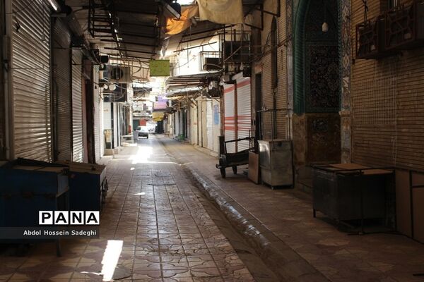 بازار بوشهر همچنان تعطیل است