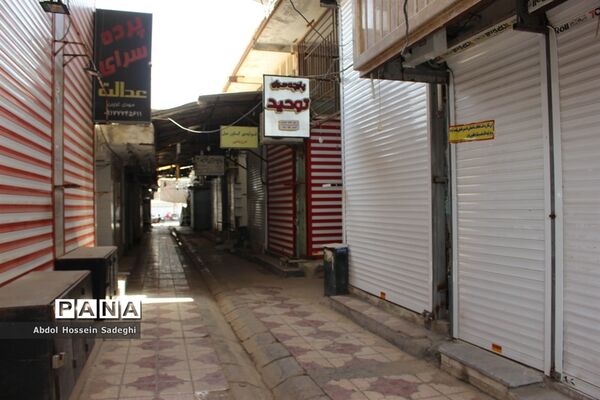 بازار بوشهر همچنان تعطیل است