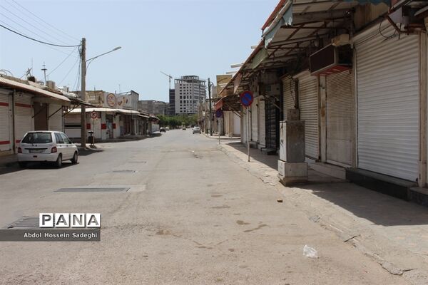 بازار بوشهر همچنان تعطیل است
