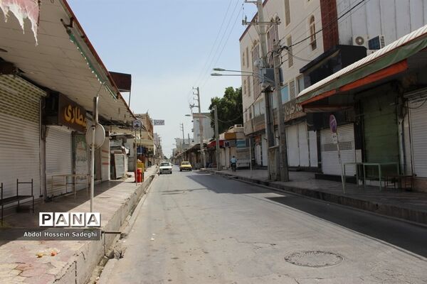 بازار بوشهر همچنان تعطیل است
