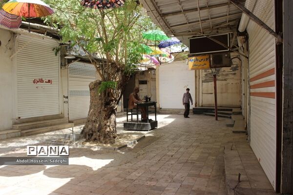 بازار بوشهر همچنان تعطیل است