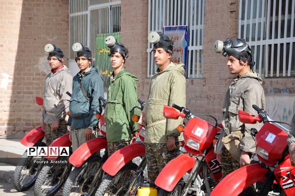 رزمایش بیولوژیک درشهرستان خوسف استان خراسان جنوبی