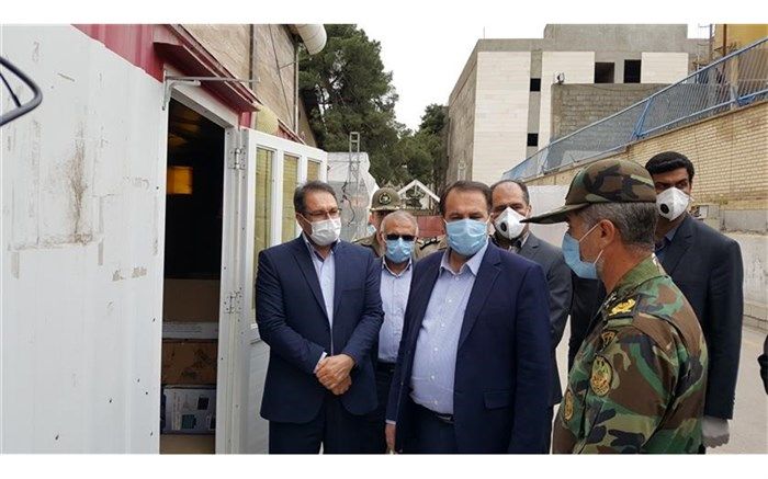 بازدید استاندار از نقاهتگاه بیماران مبتلا به کرونا در مجتمع ورزشگاهی شهید آیت الله دستغیب