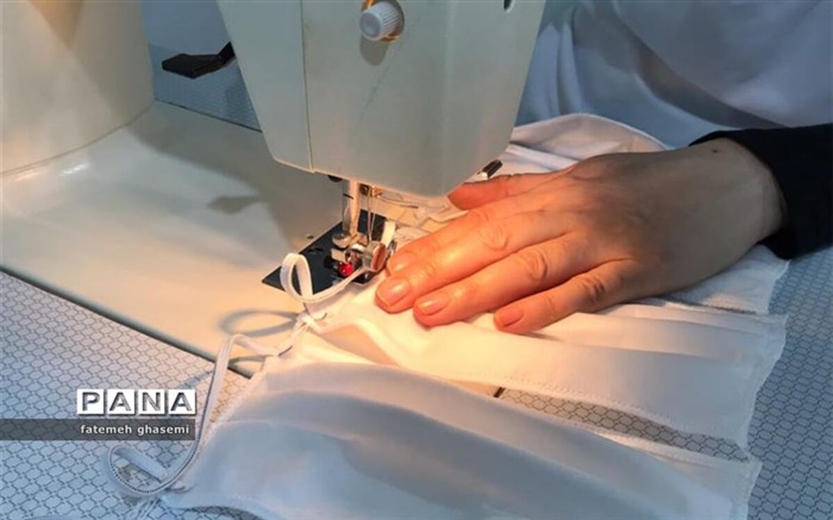 راه‌اندازی کارگاه تولید ماسک در مرکز آموزش فنی‌و‌حرفه‌ای لامرد