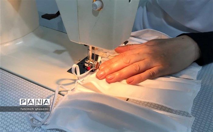 راه‌اندازی کارگاه تولید ماسک در مرکز آموزش فنی‌و‌حرفه‌ای لامرد