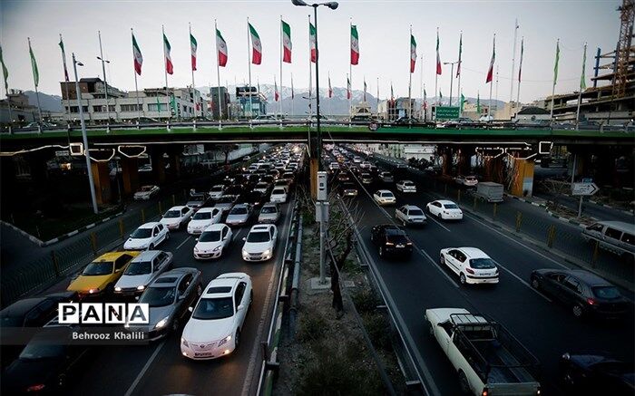 ترافیک سنگین در غرب به شرق بزرگراه‌های پایتخت