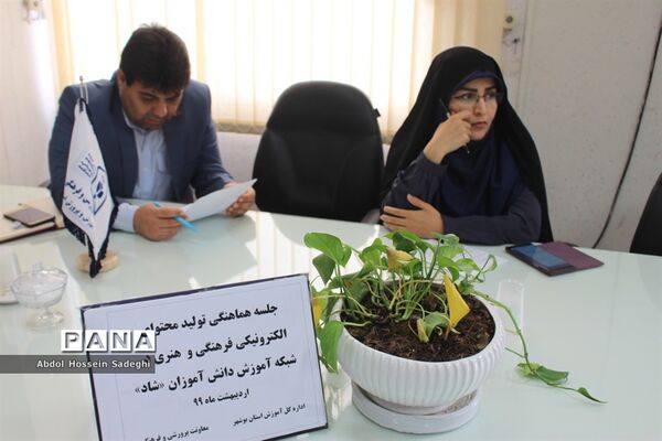 جلسه هماهنگی تولید محتوای الکترونیکی فرهنگی و هنری آموزش و پرورش استان بوشهر