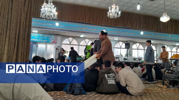 عزاداری شهادت حضرت فاطمه زهرا(س) در دبیرستان ابوریحان یک نیشابور