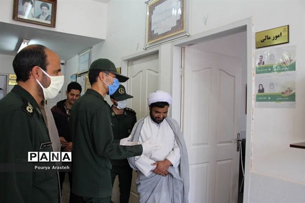 دیدارمسئولان  به مناسبت هفته سلامت در شهرستان خوسف خراسان جنوبی