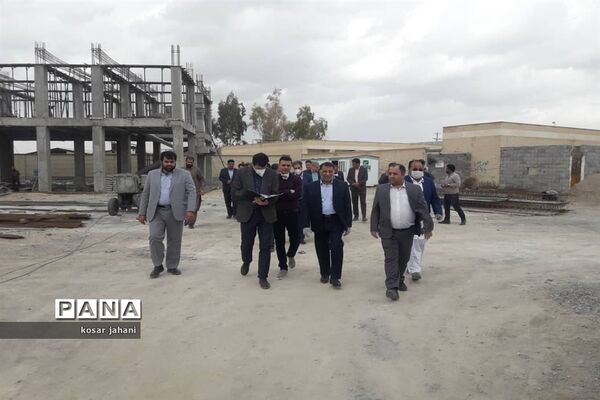 بازدید رئیس سازمان نوسازی مدارس کشور از پروژه های در حال ساخت سیستان وبلوچستان