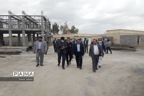 بازدید رئیس سازمان نوسازی مدارس کشور از پروژه های در حال ساخت سیستان وبلوچستان