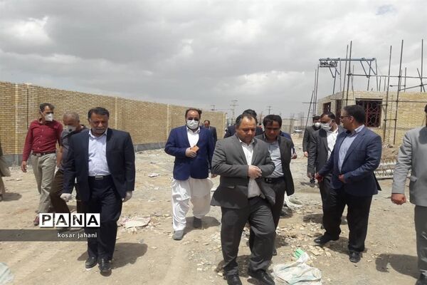 بازدید رئیس سازمان نوسازی مدارس کشور از پروژه های در حال ساخت سیستان وبلوچستان