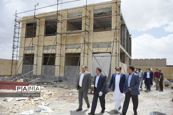بازدید رئیس سازمان نوسازی مدارس کشور از پروژه های در حال ساخت سیستان وبلوچستان