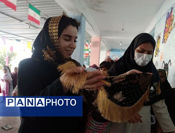 برگزاری آیین کهن «حق لیلی» در مدرسه شهید ابراهیم تنیده هرمزگان