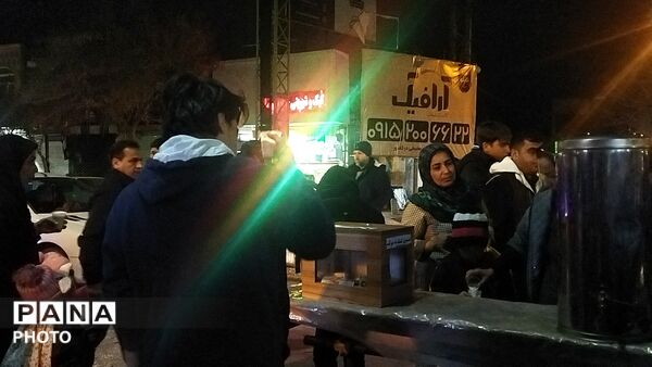گذری بر موکب مردمی شهید مصطفی صدر زاده در دومین شب قدر 