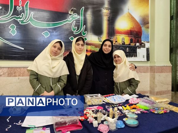 بازارچه و نمایشگاه هنرهای دستی آموزشگاه فاطمیه ملارد 