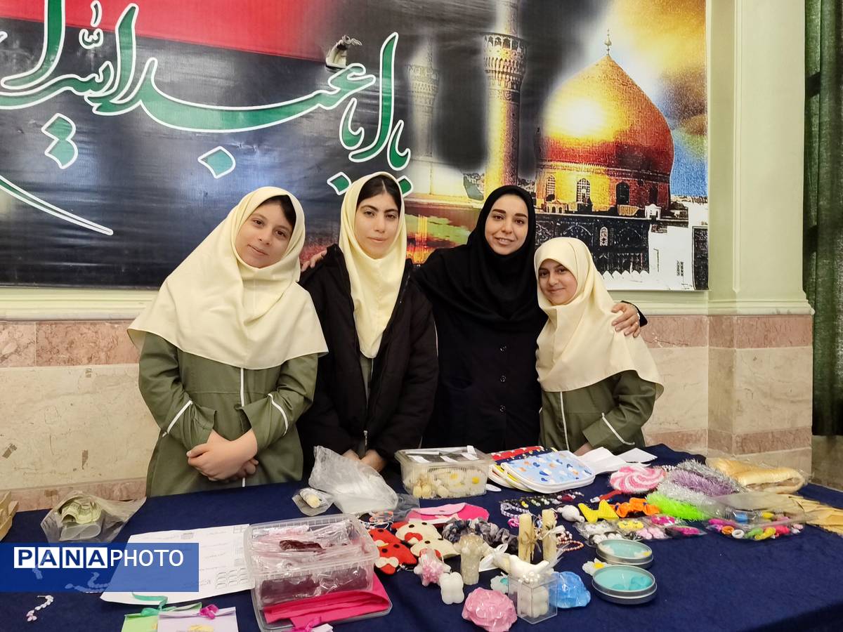 بازارچه و نمایشگاه هنرهای دستی آموزشگاه فاطمیه ملارد 
