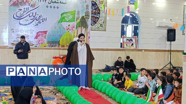 جشن نیمه شعبان باحضور دهه نودی‌های روستای گمبوعه بزرگ