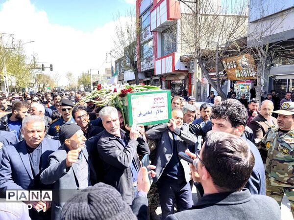 تشییع پیکر مطهر شهید والامقام سالار امامی‌فر