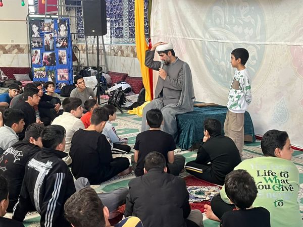 اعتکاف دانش‌آموزی پسران شهرک وحدت فردیس