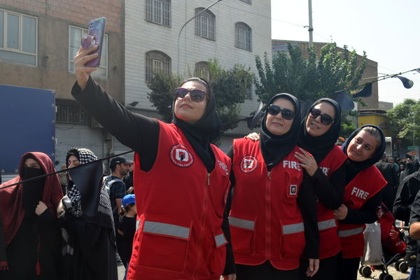 تجمع بزرگ جاماندگان اربعین در تهران