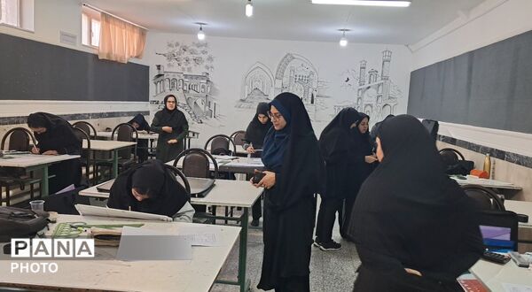 المپیاد علمی و مهارتی شهید محمودی پارسا در هنرستان حضرت زهرا(س) ناحیه 4 کرج 
