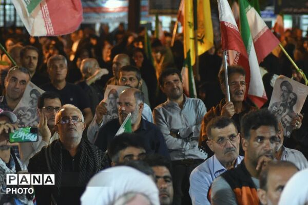حضور مدیرکل صدا و سیما گلستان در تجمعات مردمی کردکوی