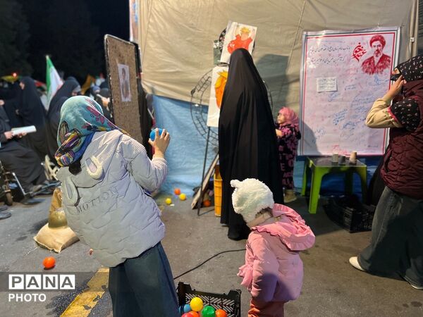 موکب پایگاه بسیج شهید پشنگ‌زاده در اجتماعات مردمی