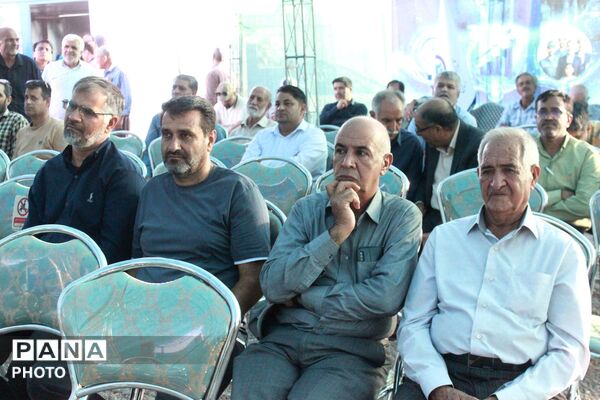 افتتاح طرح آبرسانی روستای هوتک