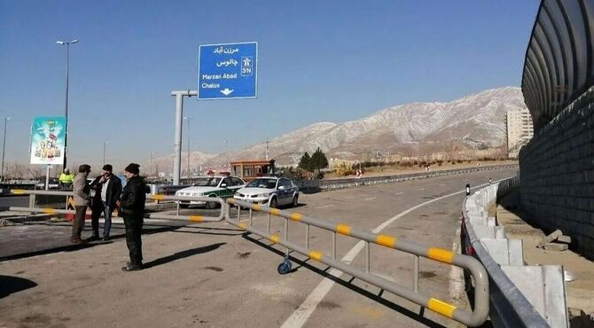 محور چالوس از فردا مسدود می‌شود