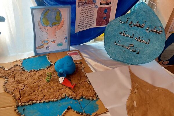 پویش نگهبان آب درمدرسه شهیدمعظم شهر قدس