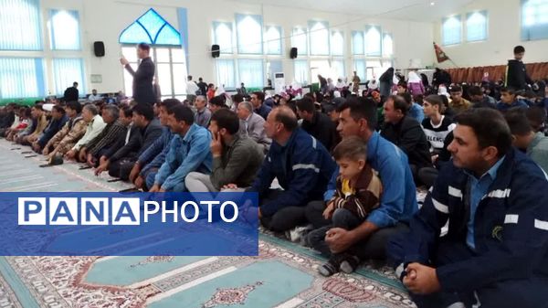 حضور پرشور دانش‌آموزان شهرستان مارگون در محکومیت شهادت سید حسن نصرالله