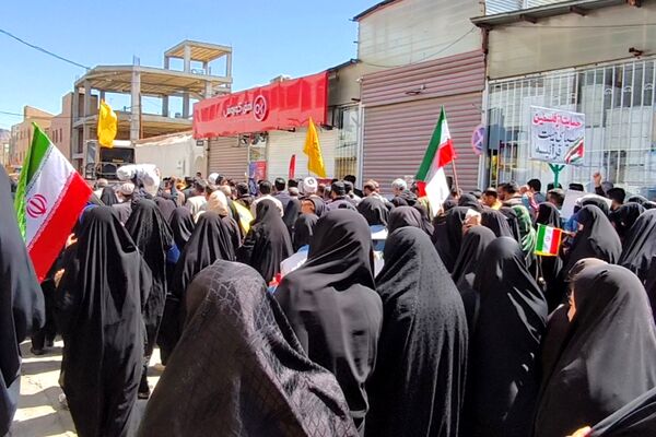 تجلی شکوه راهپیمایی روز قدس در آباده