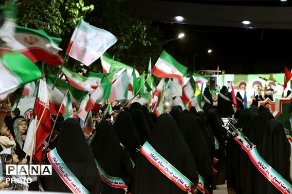 رزمایش دختران جان فدای ایران در گناباد