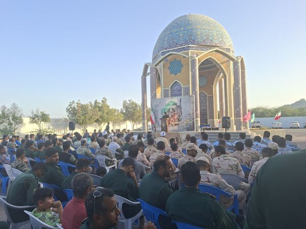 مراسم بزرگداشت سوم خرداد و شهدای عملیات بیت المقدس در جزیره بوموسی 