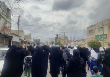 حضور مردم شهرستان پلدختر در راهپیمایی روز جهانی قدس