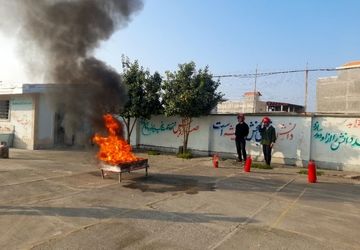 مانور زلزله و ایمنی مدارس در بندرگز