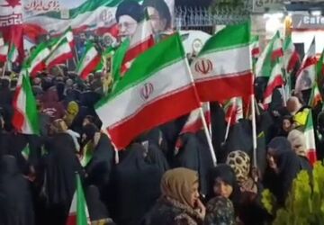 سنگر مردمی شبانه در فیروزآباد