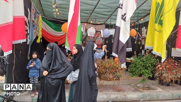حضور دختران مبارز و جانفدای ایران در پاتوق نوجوانان مبارز