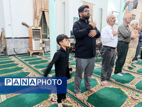عزاداری سالروز شهادت امام حسن عسکری (ع) در مسجد صاحب‌الزمان آشخانه