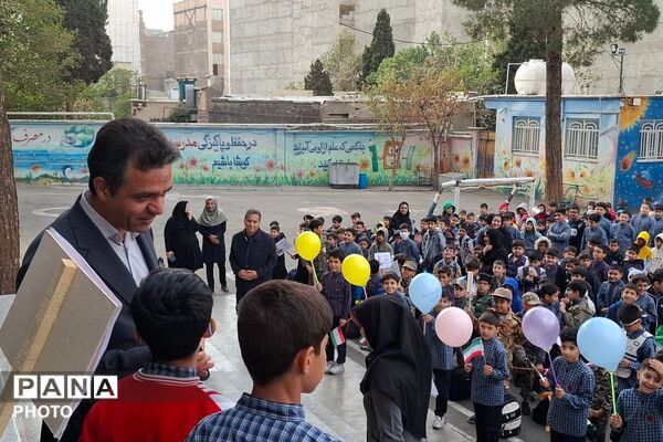 زنگ پدافند غیرعامل در دبستان ملاصدرا شهرستان قدس