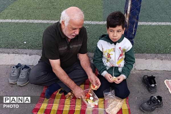 مسابقات ورزشی پدر پسری در دبستان امام علی (ع) شهرری