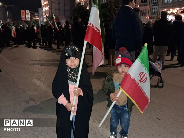 مراسمی باشکوه  به مناسبت  روز نوزدهم  شهادت رهبر معظم انقلاب