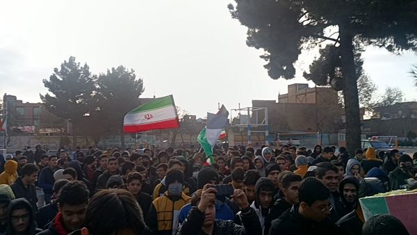 مراسم استقبال از شهید گمنام در دبیرستان شاهد ابوذر غفاری نیشابور 