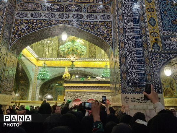 عزاداری سالروز شهادت امام رئوف در مشهدالرضا(ع)