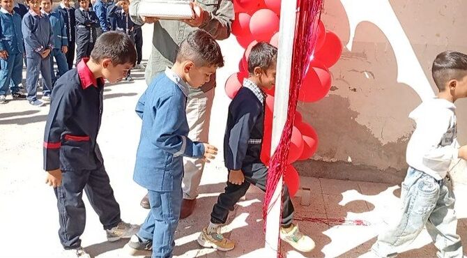 آغاز سال تحصیلی در روستای چپ‌چپ