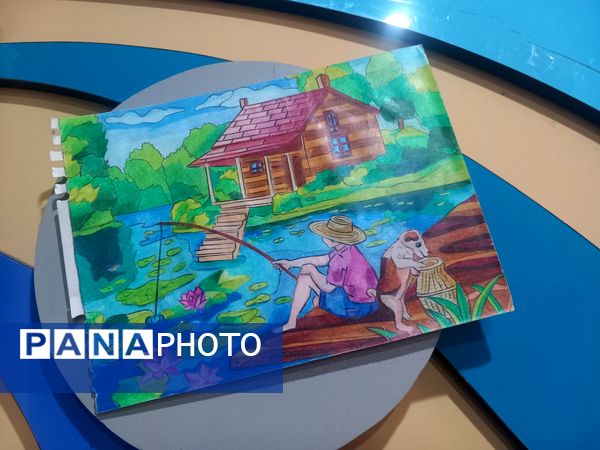 نمایشگاه دستاوردهای هنری دردبیرستان مصلی نژاد