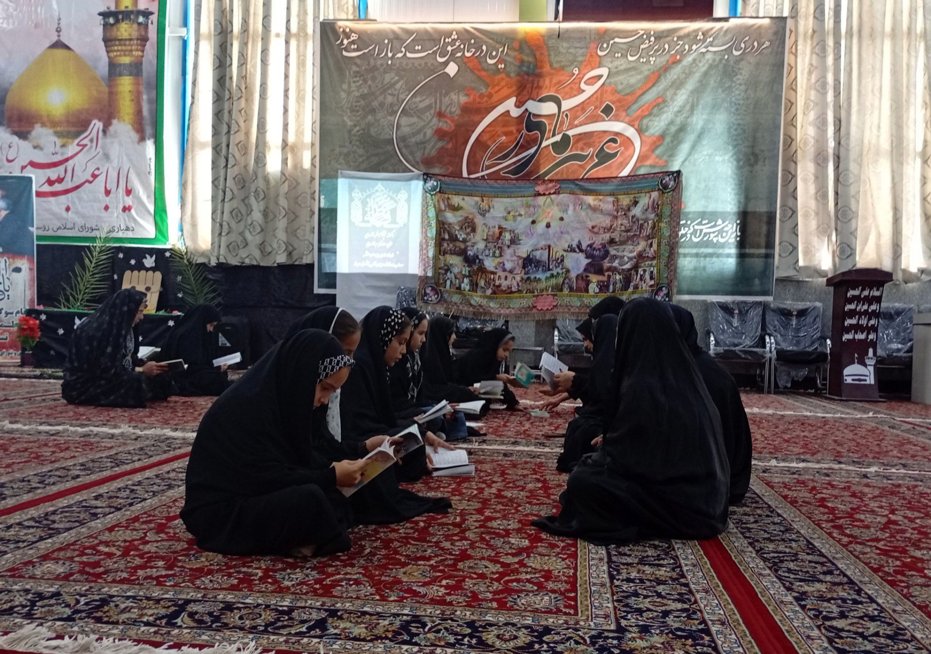 آیین سوگواری دهه فاطمیه در خلیل آباد